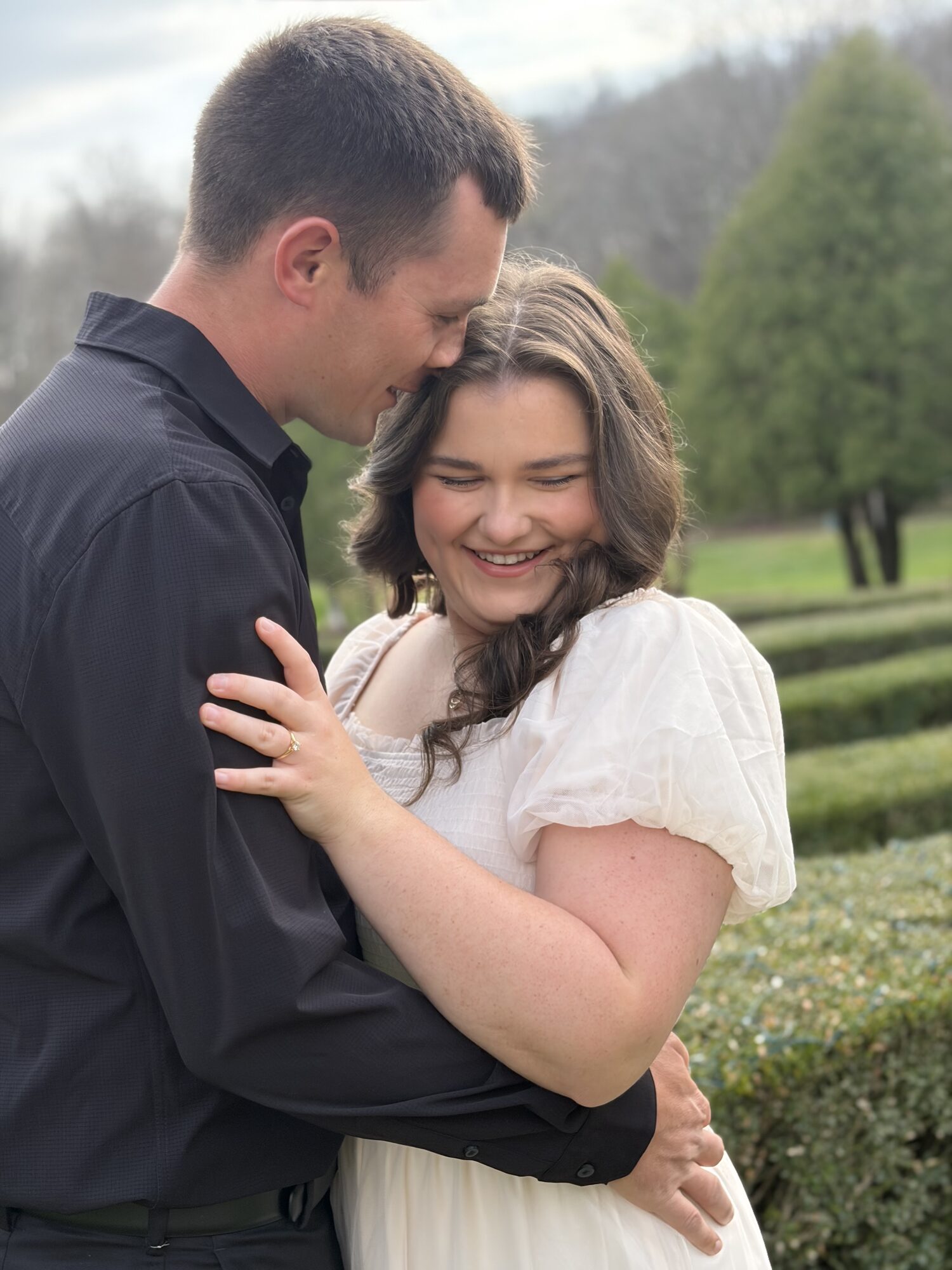 Libby and Austin laughing